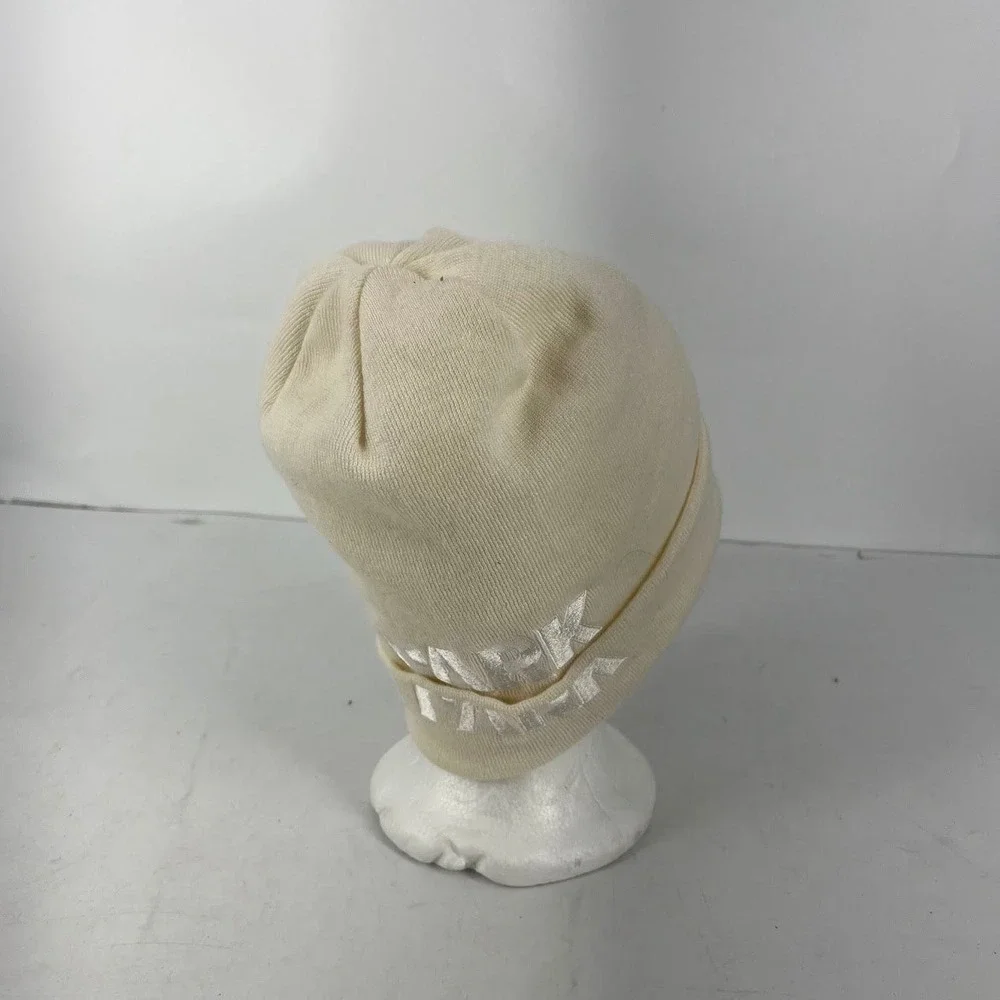 Adidas x Ivy‎ Park Beanie Cream Off White Knit Hat Trefoil Logo OSFM